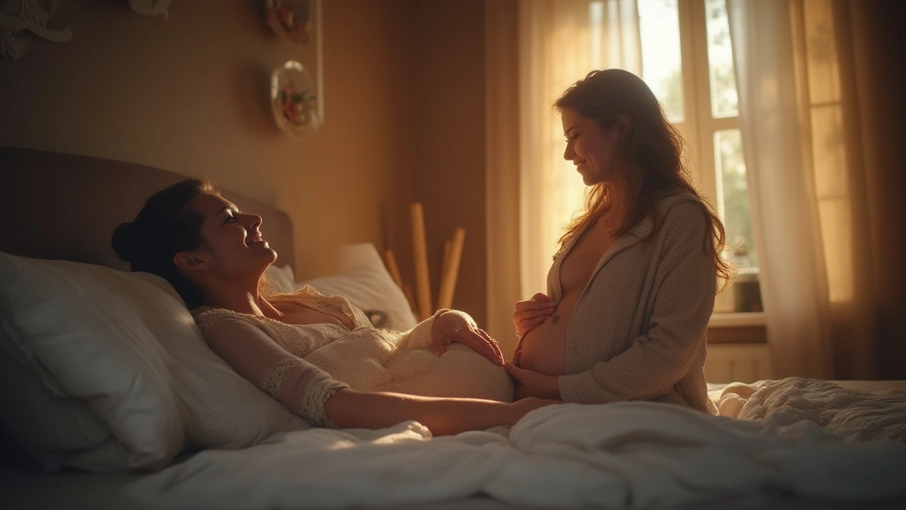 Těhotenská masáž: Cesta k vyšší intimitě a zlepšení libida