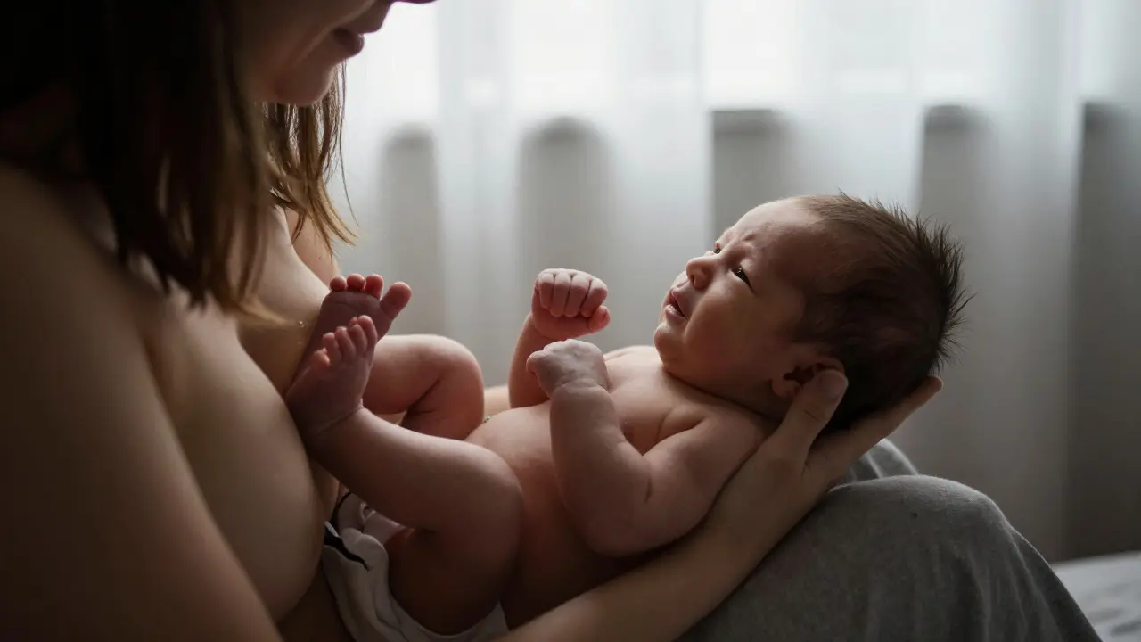 Proč se dítě u kojení kroutí? Příčiny a co s tím dělat