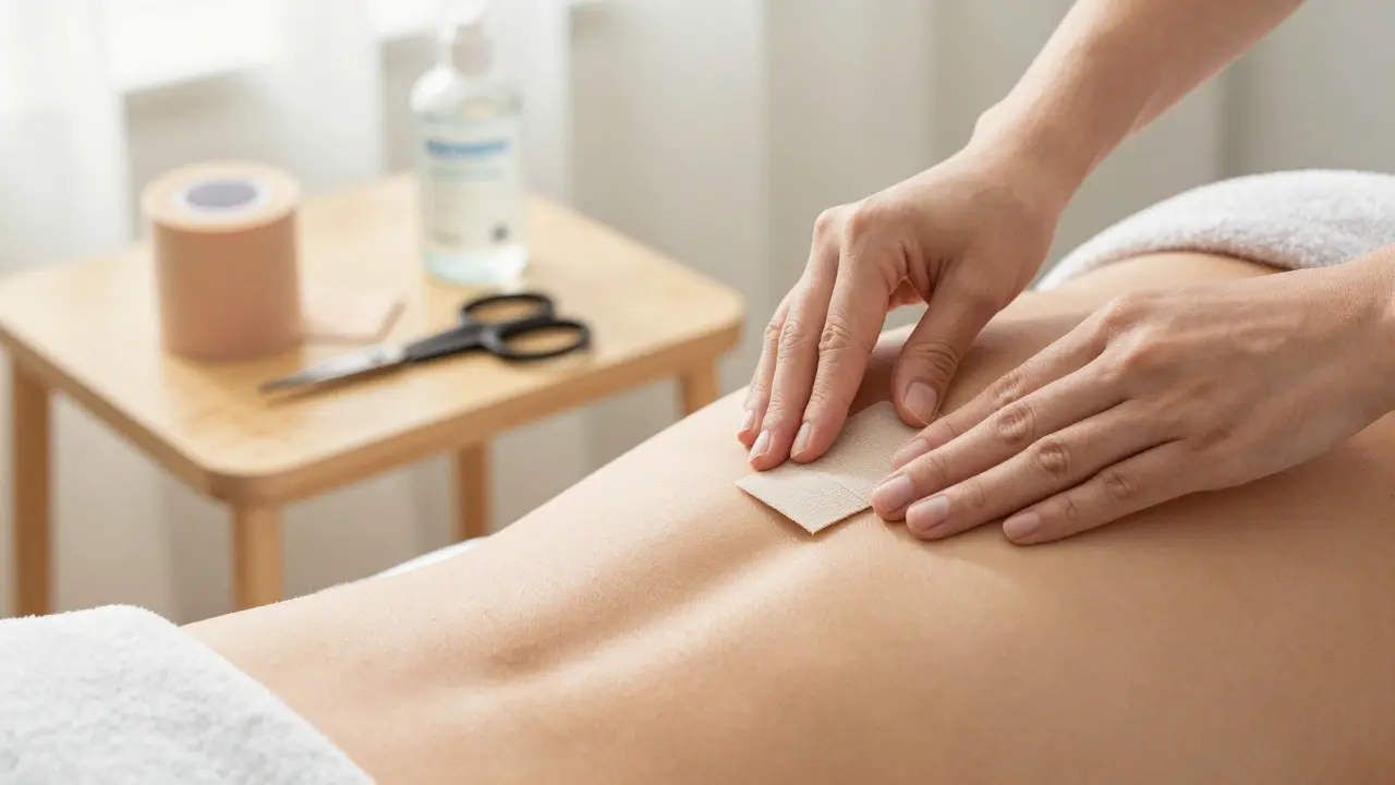 Jak správně tejpovat bederní svaly: Návod pro úlevu od bolesti zad